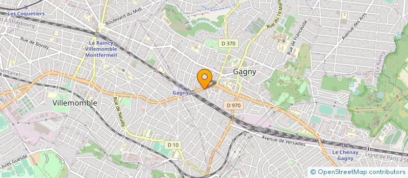 localisation de l'entreprise DO-OPTIQUE à GAGNY