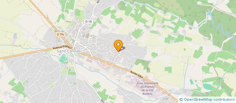 localisation de l'entreprise DO RE LA CIGALE  SAINT-CANNAT