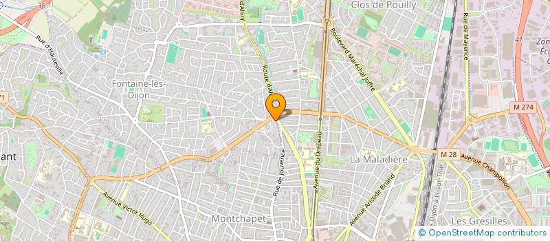 localisation de l'entreprise DO-RE-MI-FA-SOL  FONTAINE-LES-DIJON