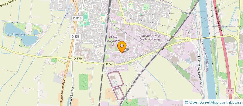 localisation de l'entreprise DO-RELIE T.M  PIERRELATTE