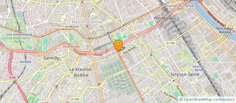 localisation de l'entreprise DOABLE à IVRY-SUR-SEINE