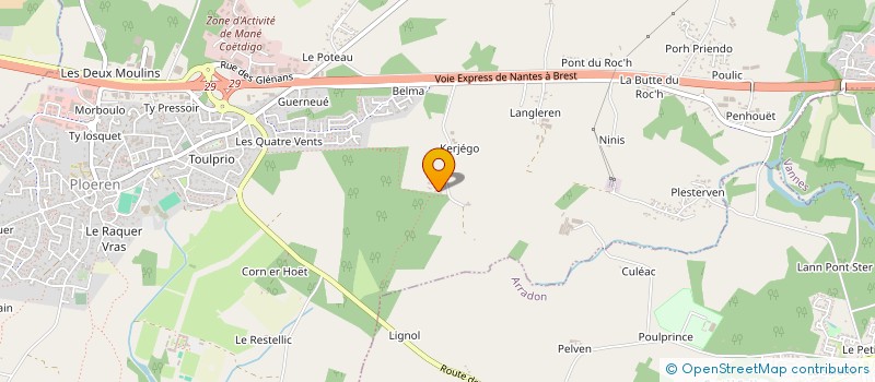 localisation de l'entreprise DOAMINE DU MEZO FARM 3  PLOEREN