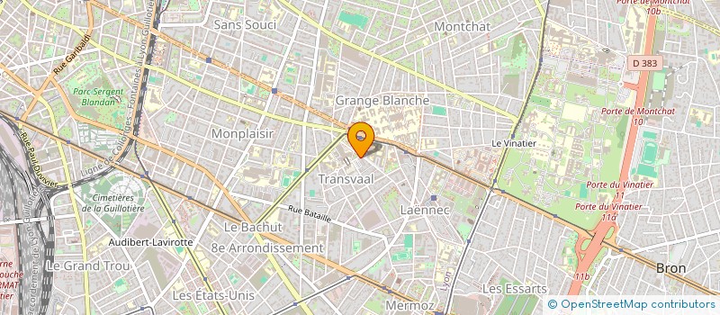 localisation de l'entreprise DOAN  LYON