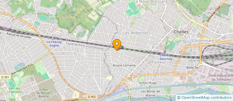 localisation de l'entreprise DOAS  CHELLES