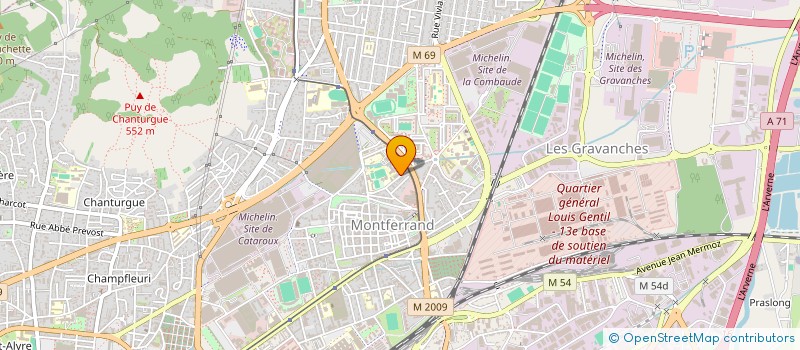 localisation de l'entreprise DOB INFRA  CLERMONT-FERRAND