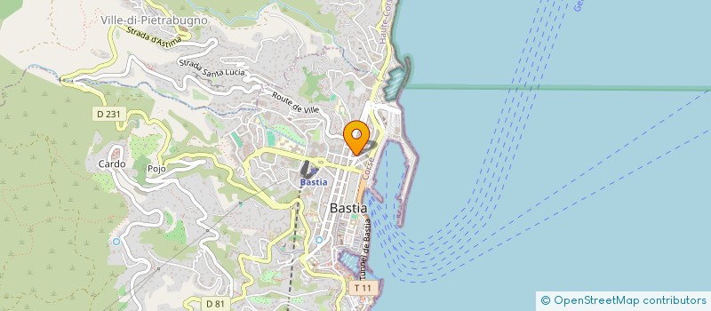 localisation de l'entreprise DOBAS à BASTIA