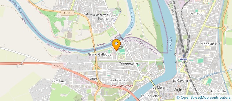 localisation de l'entreprise DOBERMAN à ARLES