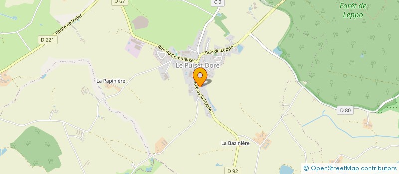 localisation de l'entreprise DOBIGEON - VINS à MONTREVAULT-SUR-EVRE