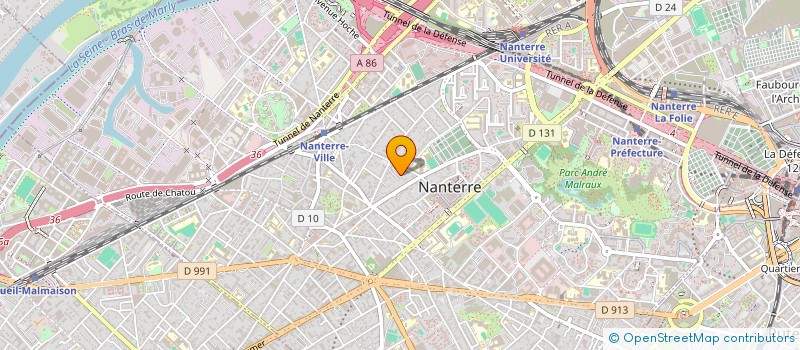 localisation de l'entreprise DOBLADO  NANTERRE