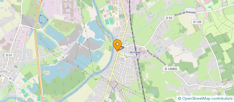 localisation de l'entreprise DOBOR  ARNAGE