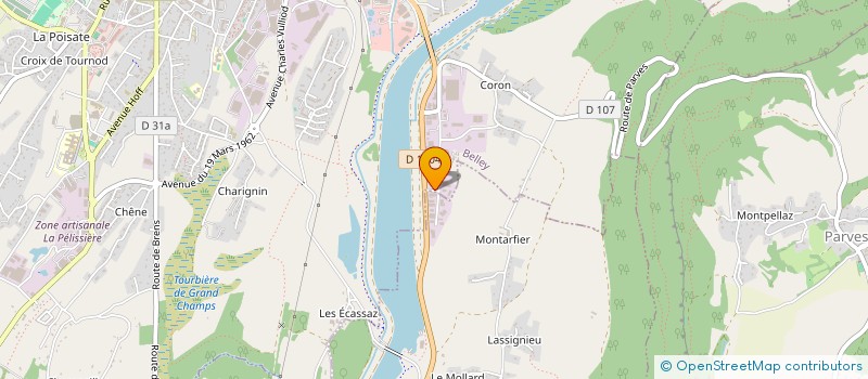 localisation de l'entreprise DOBOZ  BELLEY