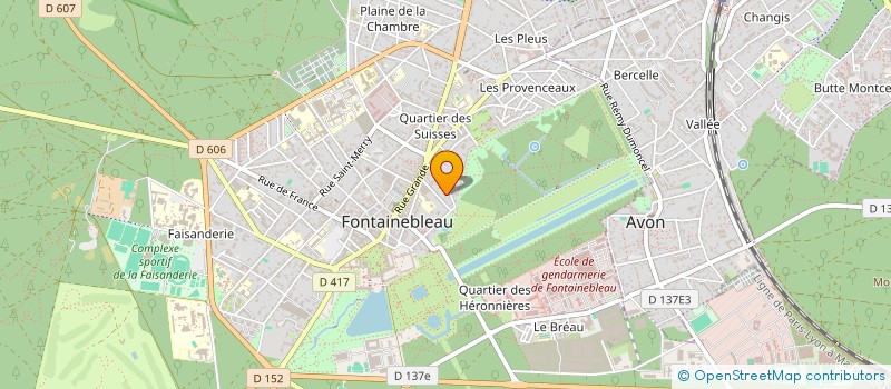 localisation de l'entreprise DOBREV CONSULTING à FONTAINEBLEAU
