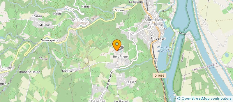 localisation de l'entreprise DOBRO IMMOBILIER  SAINT-PIERRE-DE-BUF