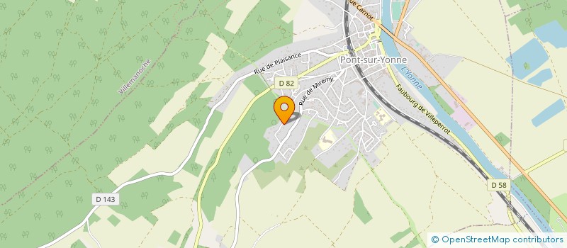 localisation de l'entreprise DOBROES FERNAND à PONT-SUR-YONNE