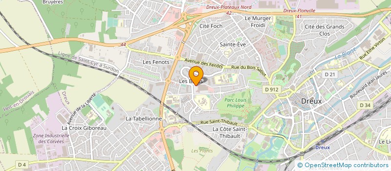 localisation de l'entreprise DOBUS à DREUX