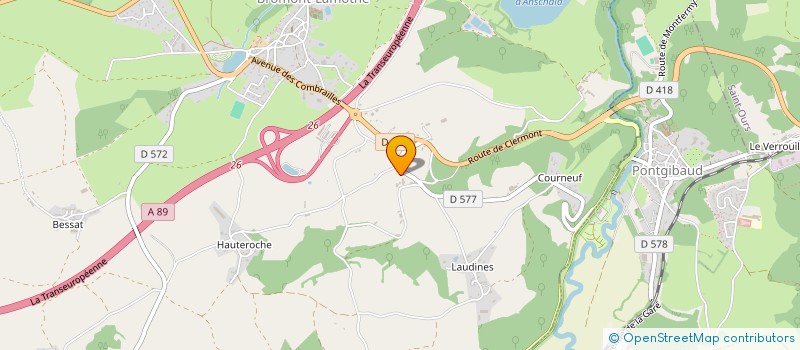 localisation de l'entreprise DOC  BROMONT-LAMOTHE