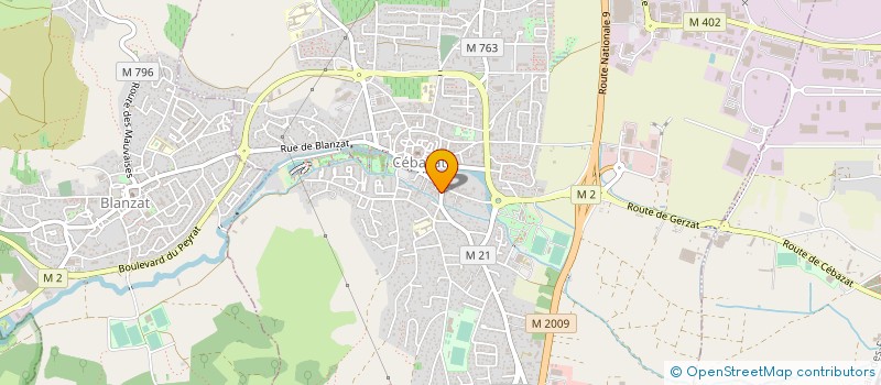 localisation de l'entreprise DOC AUTO à CEBAZAT