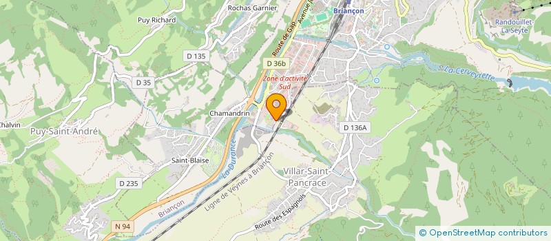 localisation de l'entreprise DOC BOX  BRIANCON