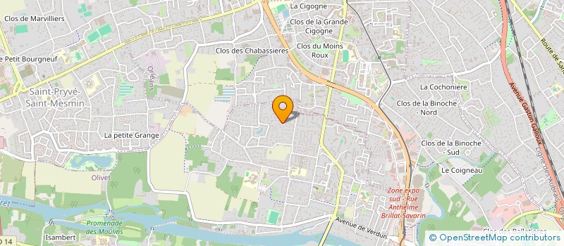 localisation de l'entreprise DOC' CAFE à OLIVET