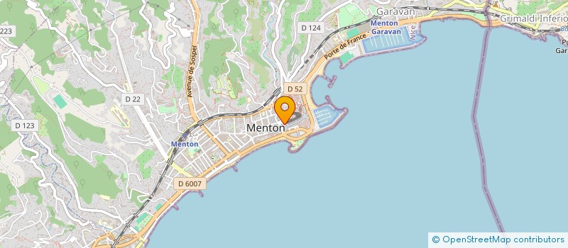 localisation de l'entreprise DOC D'ITALIA à MENTON
