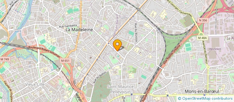 localisation de l'entreprise DOC'DERMATO à LILLE