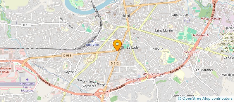 localisation de l'entreprise DOC EN OC à ALBI