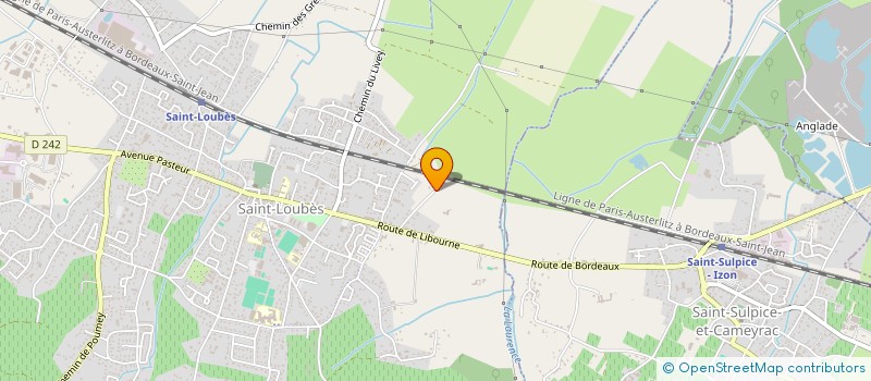 localisation de l'entreprise DOC ENROBE  SAINT-LOUBES