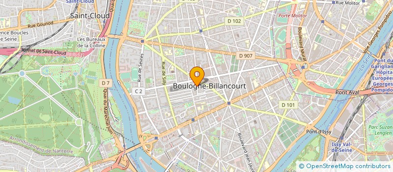 localisation de l'entreprise DOC INT  BOULOGNE-BILLANCOURT