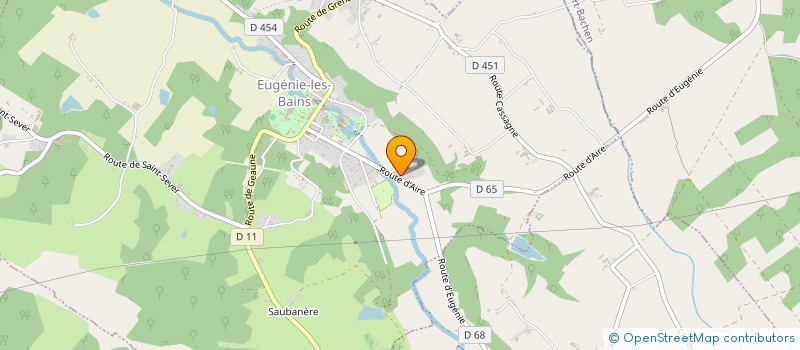 localisation de l'entreprise DOC'LUIS  EUGENIE-LES-BAINS