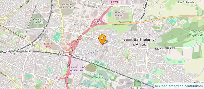 localisation de l'entreprise DOC MARIN  SAINT-BARTHELEMY-D'ANJOU