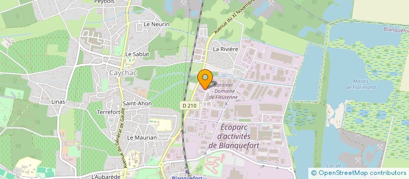 localisation de l'entreprise DOC MICRO à BLANQUEFORT