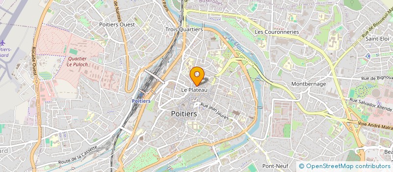 localisation de l'entreprise DOC MICRO 86 à POITIERS
