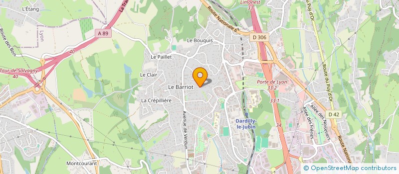 localisation de l'entreprise DOC'MOBILE 4L  DARDILLY