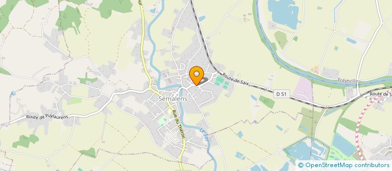 localisation de l'entreprise DOC ORDI 81  SEMALENS