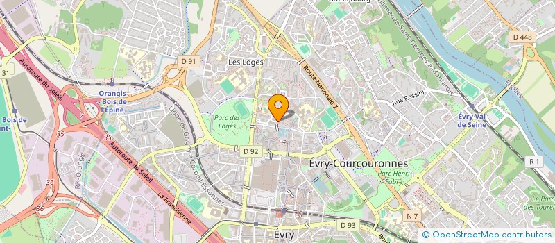 localisation de l'entreprise DOC PLUS à EVRY-COURCOURONNES