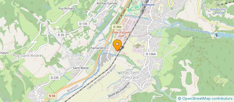 localisation de l'entreprise DOC PUB à BRIANCON