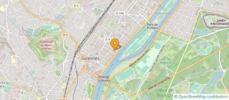 localisation de l'entreprise DOC &ROLL à SURESNES