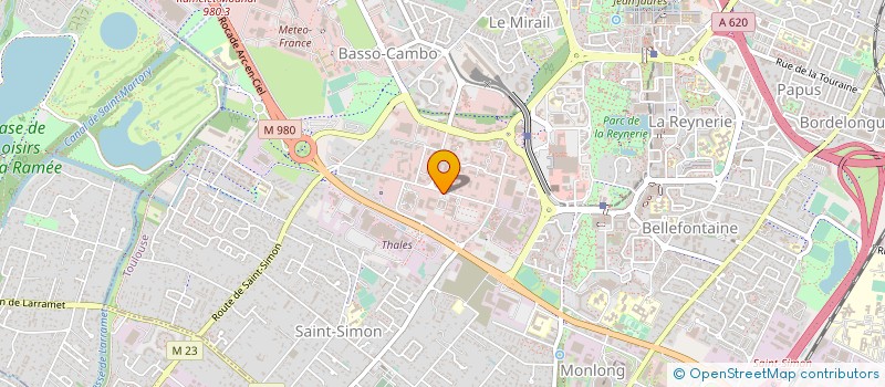 localisation de l'entreprise DOC2U à TOULOUSE