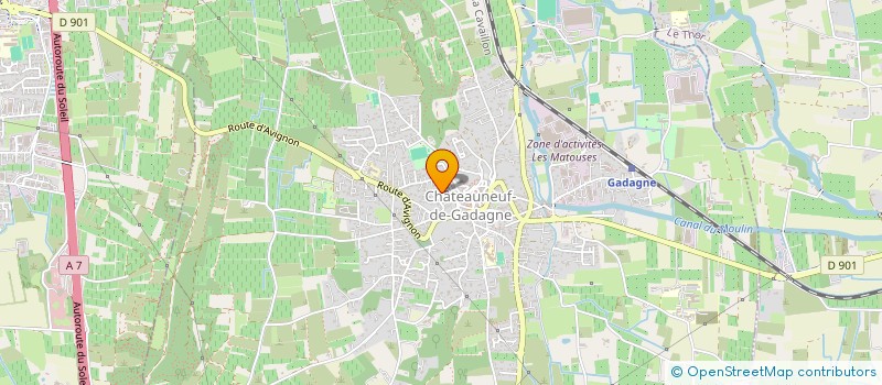 localisation de l'entreprise DOCAGAD  CHATEAUNEUF-DE-GADAGNE