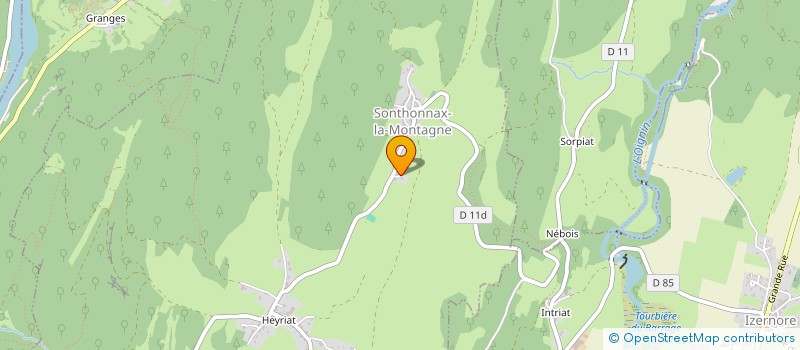 localisation de l'entreprise DOCAME  SONTHONNAX-LA-MONTAGNE