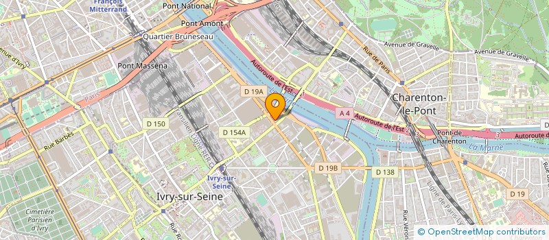 localisation de l'entreprise DOCAPOSTE à IVRY-SUR-SEINE