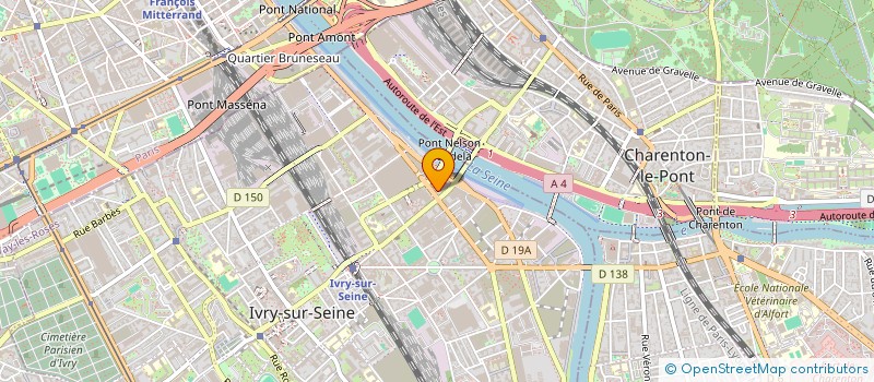 localisation de l'entreprise DOCAPOSTE BPO IS à IVRY-SUR-SEINE