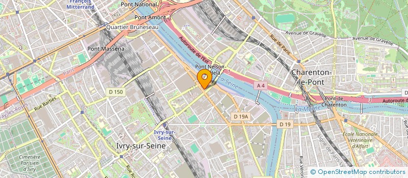 localisation de l'entreprise DOCAPOSTE EXTERNALISATION à IVRY-SUR-SEINE