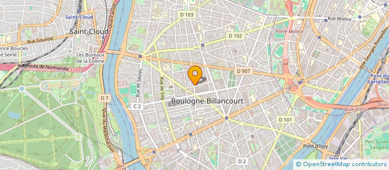 localisation de l'entreprise DOCASHOP  BOULOGNE-BILLANCOURT