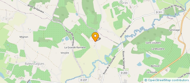 localisation de l'entreprise DOCATHLETIC  DURAS