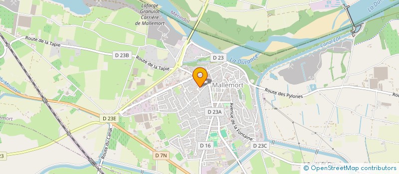 localisation de l'entreprise DOCAUTECH  MALLEMORT