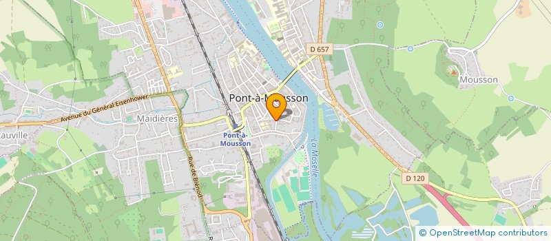 localisation de l'entreprise DOCEAL FINANCES  PONT-A-MOUSSON