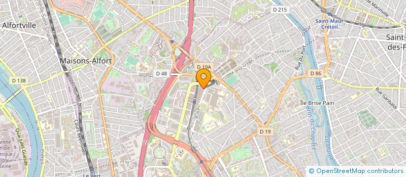 localisation de l'entreprise DOCEL à CRETEIL