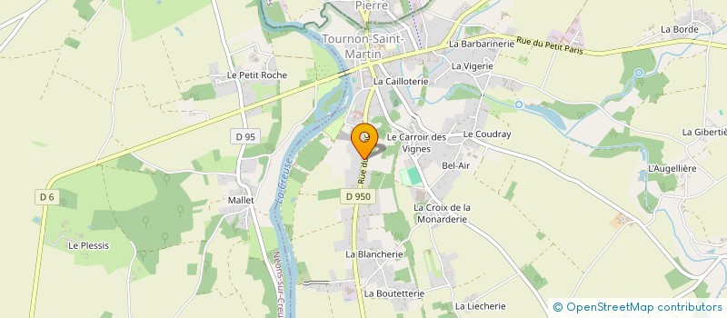 localisation de l'entreprise DOCENDA EDENOA LEGENDA à TOURNON-SAINT-MARTIN