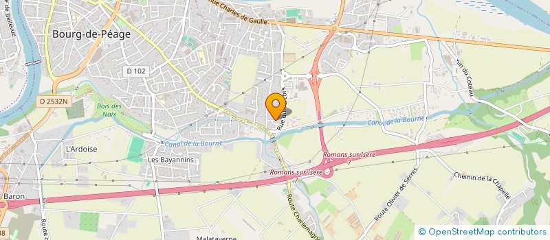 localisation de l'entreprise DOCENTY à CHATUZANGE-LE-GOUBET